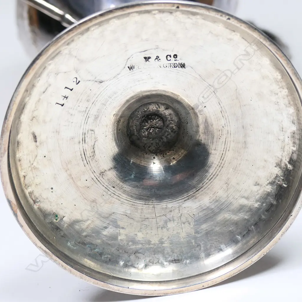 Kohn & Co. (Wellington) New Zealand silver Otago Regatta trophy cup, Image 1++